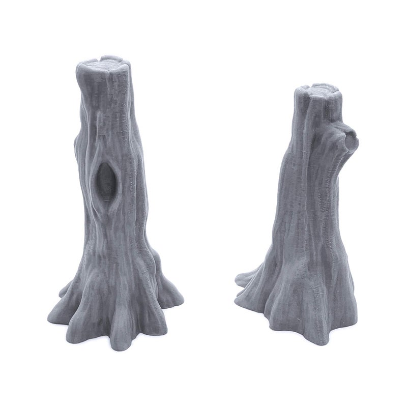EnderToys Swamp Tree Trunks & Logs  3D Printed Tabletop RPG Scenery and Wargame Terrain for 28mm Miniatures - Image 2